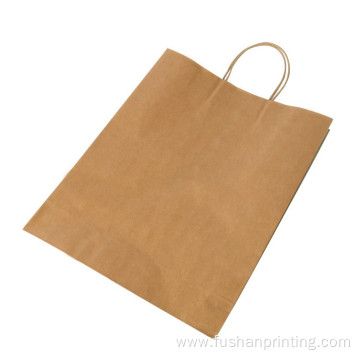Offset Printing Handmade Design Small Kraft Paper Bag